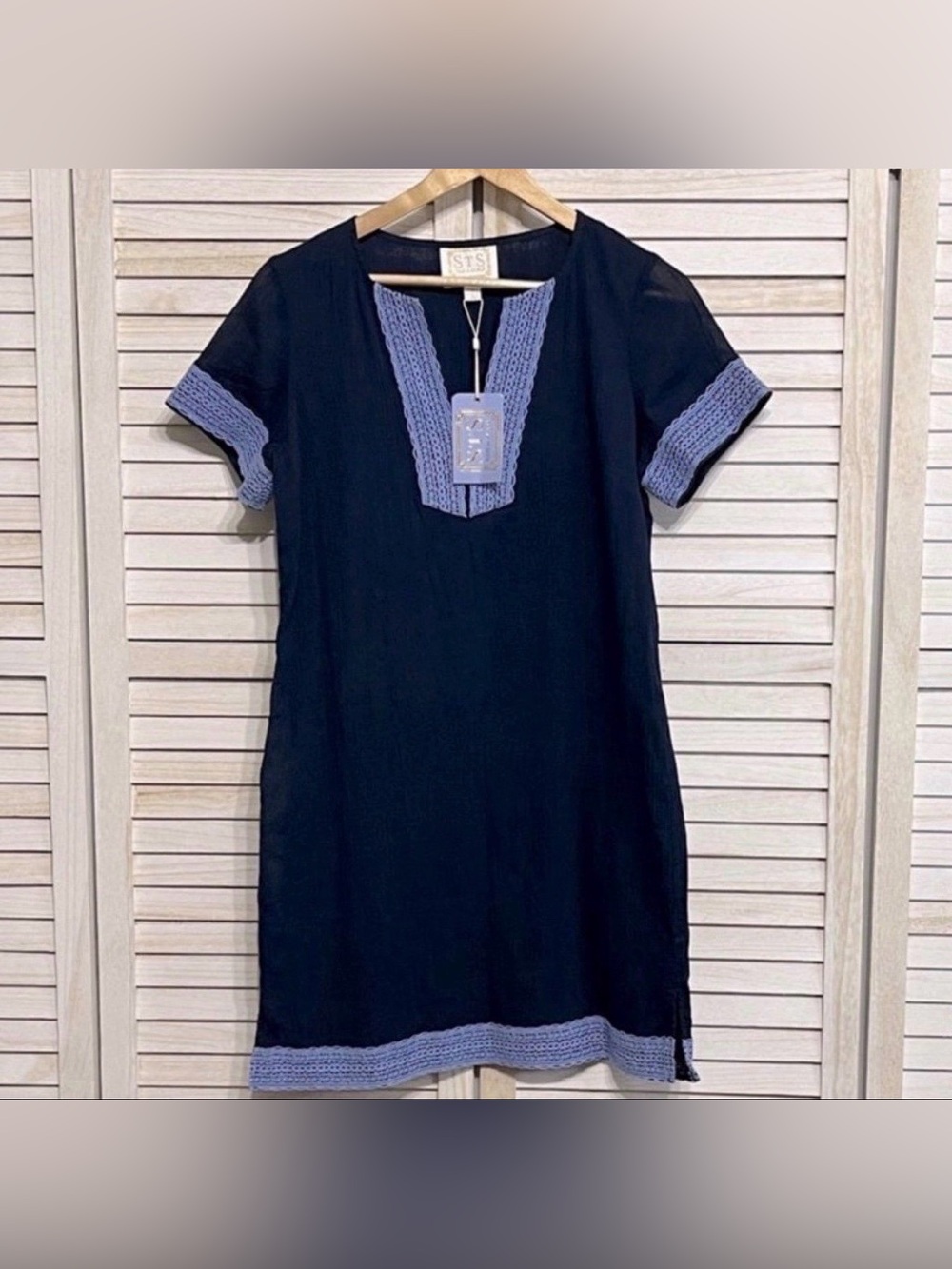 NWT Sail to Sable Navy Summer Tunic Dress Size XS PRICE FIRM